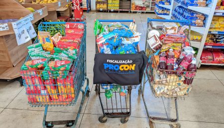 Operação do Procon apreende mais de 5,5 mil produtos impróprios para consumo em supermercados de 8 municípios do Bico