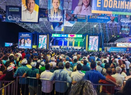 Com mais de 25 mil pessoas, Dorinha é oficializada candidata ao Governo em maior convenção da história do Tocantins