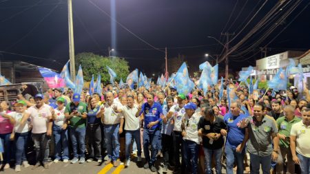 AXIXÁ: Ao lado do prefeito Auri Wulange, Gaguim participa de mega caminhada e reforça compromisso com o município