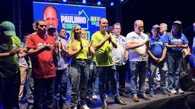 AUGUSTINÓPOLIS: Multidão toma conta de comício de Paulinho do Bonifácio